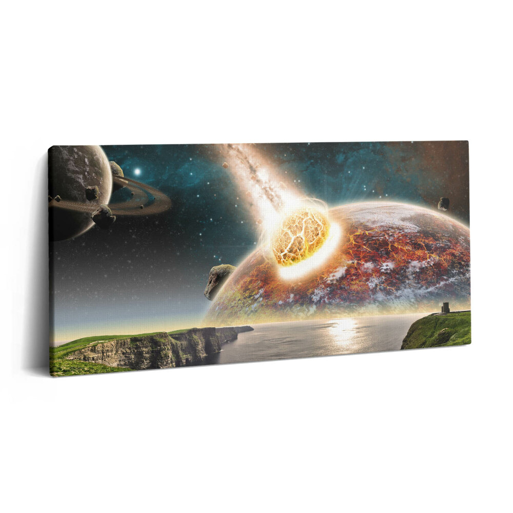 Obraz z fotografie na plátně 120x60 cm Planety na konci světa