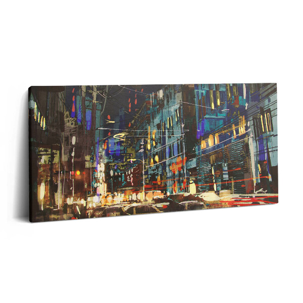 Obraz canvas 120x60 cm Noční město