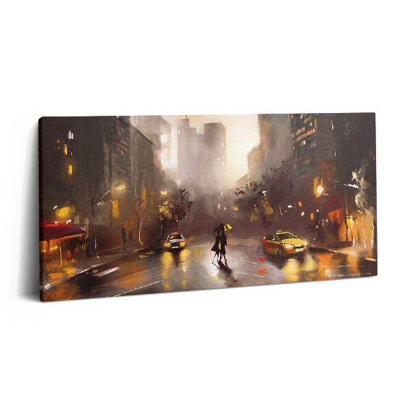 Obraz z fotografie na plátně 120x60 cm Pohled na ulici v New Yorku
