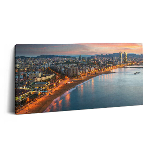 Obraz canvas 120x60 cm Východní pláž v Barceloně