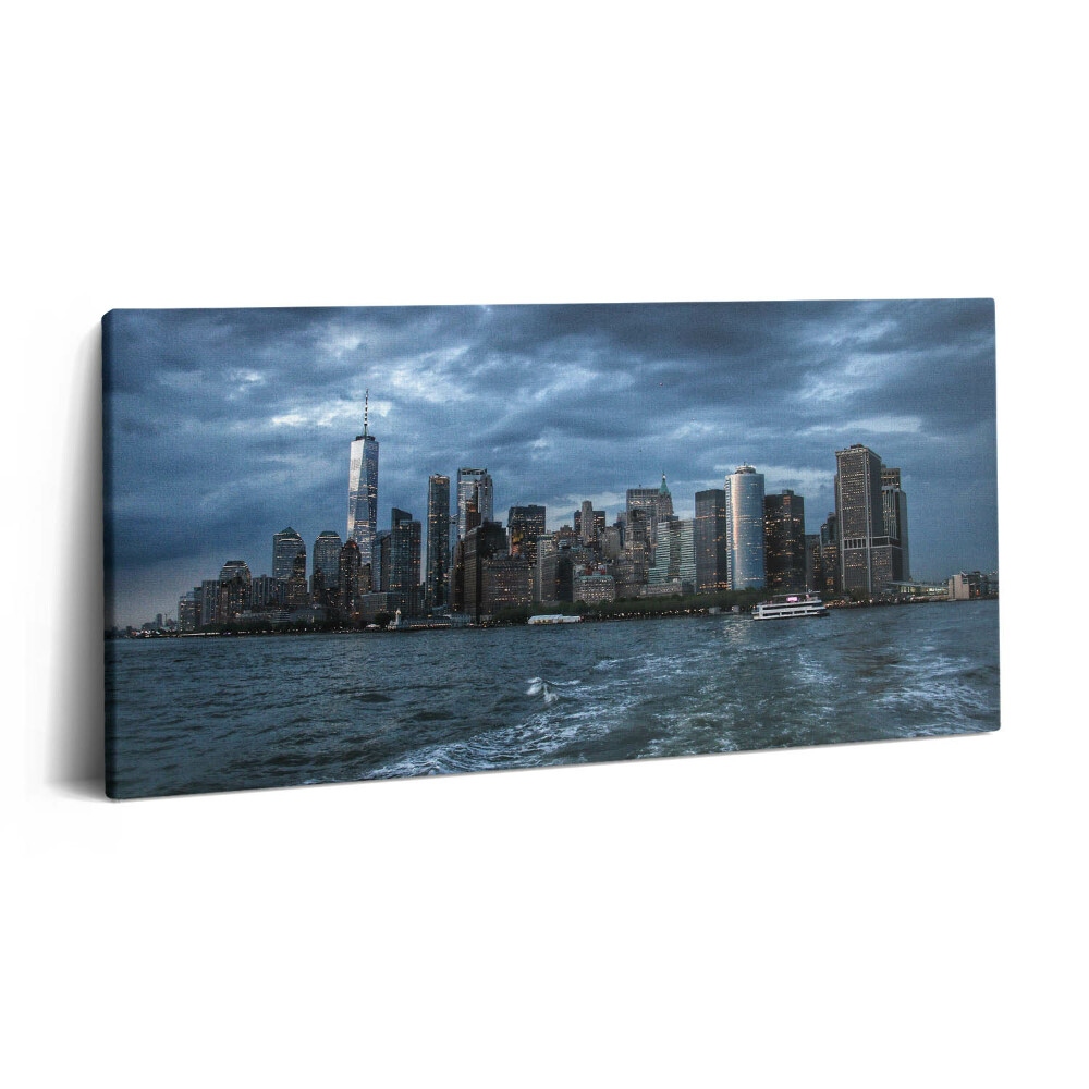 Obraz z fotografie na plátně 120x60 cm Panorama New Yorku
