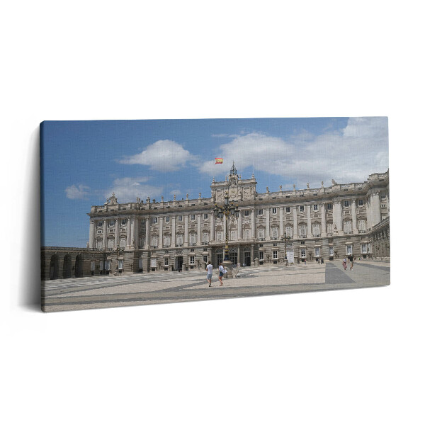 Obraz z fotografie na plátně 120x60 cm Historický palác v Madridu