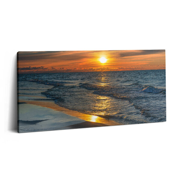 Obraz z fotografie na plátně 120x60 cm Władysławowo Baltské moře