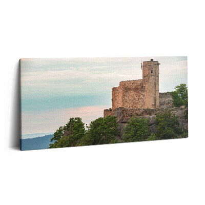 Obraz na plátně 120x60 cm Hrad Chojnik v Jelení Hoře