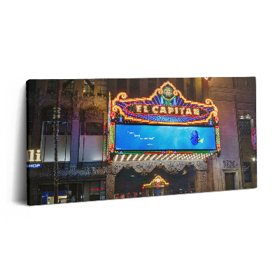 Obraz na plátně 120x60 cm Divadlo Ej Capitan v Los Angeles
