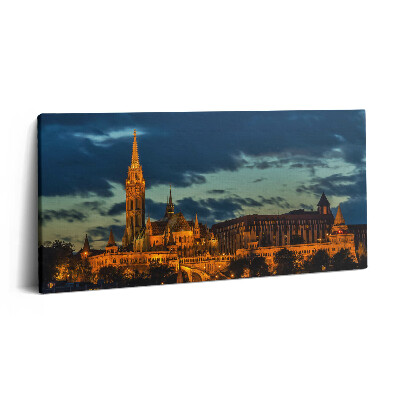 Obraz na plátně 120x60 cm Matyášův kostel v Budapešti, Maďarsko