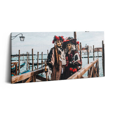 Obraz canvas 120x60 cm Karneval v Benátkách