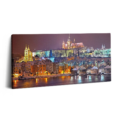 Obraz na plátně 120x60 cm Pražská hradní čtvrť