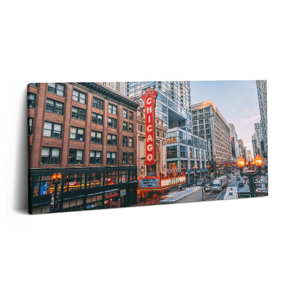 Obraz z fotografie na plátně 120x60 cm Fotografie budov v Chicagu
