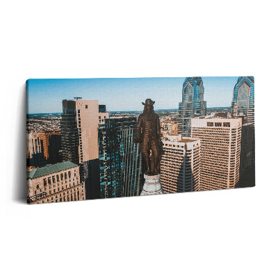 Obraz z fotografie na plátně 120x60 cm Pomník Williama Penna