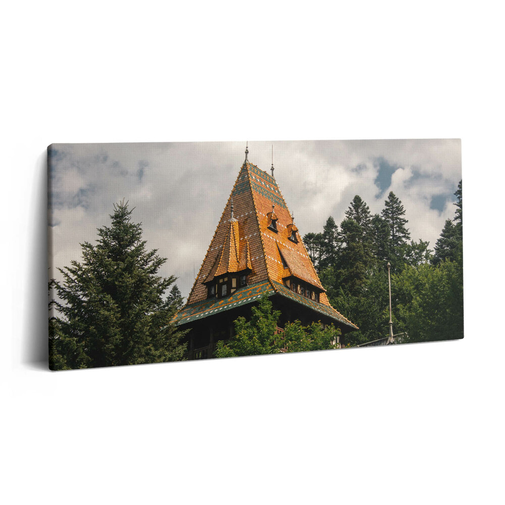 Obraz na plátně 120x60 cm Palác Pelisor v Rumunsku