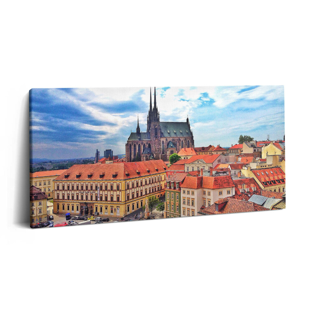 Obraz canvas 120x60 cm Pohled na Brno
