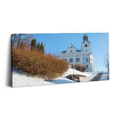 Obraz z fotografie na plátně 120x60 cm Město Ostrava v zimě