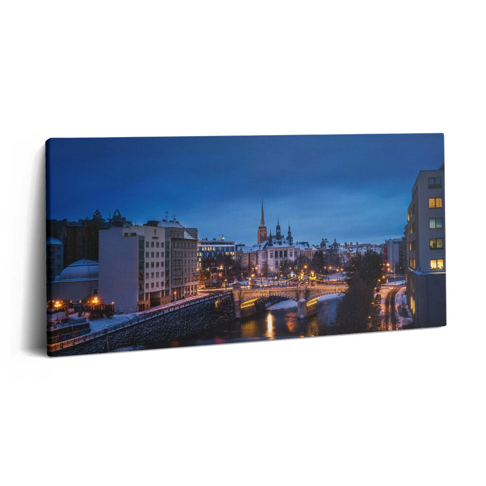 Obraz canvas 120x60 cm Panorama města Plzně v České republice