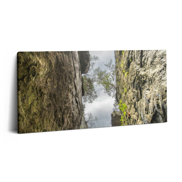 Obraz z fotografie na plátně 120x60 cm Rockové město v České republice