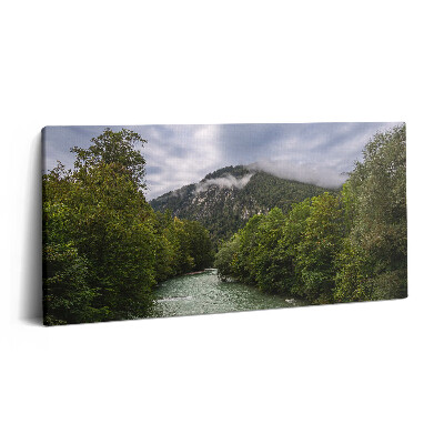 Obraz z fotografie na plátně 120x60 cm Hornatá krajina Německa