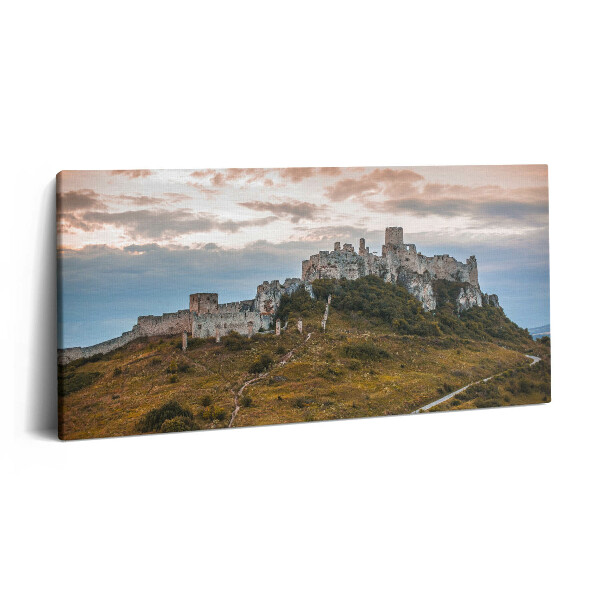 Obraz z fotografie na plátně 120x60 cm Spišský hrad na Slovensku