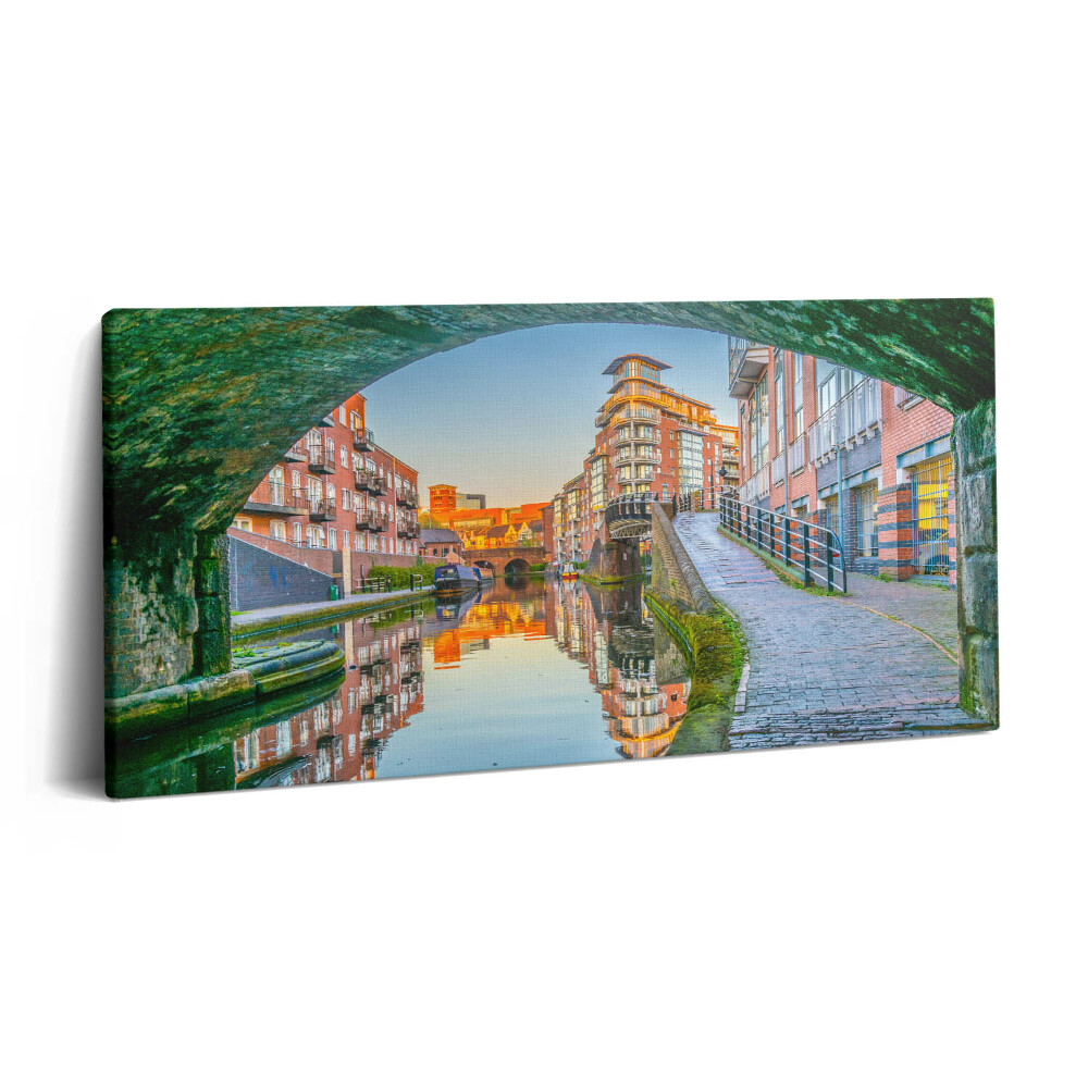 Obraz canvas 120x60 cm Západ slunce v Birminghamu, Anglie