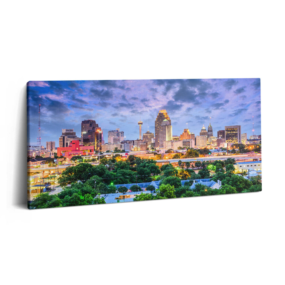 Obraz z fotografie na plátně 120x60 cm Krajina města San Antonio