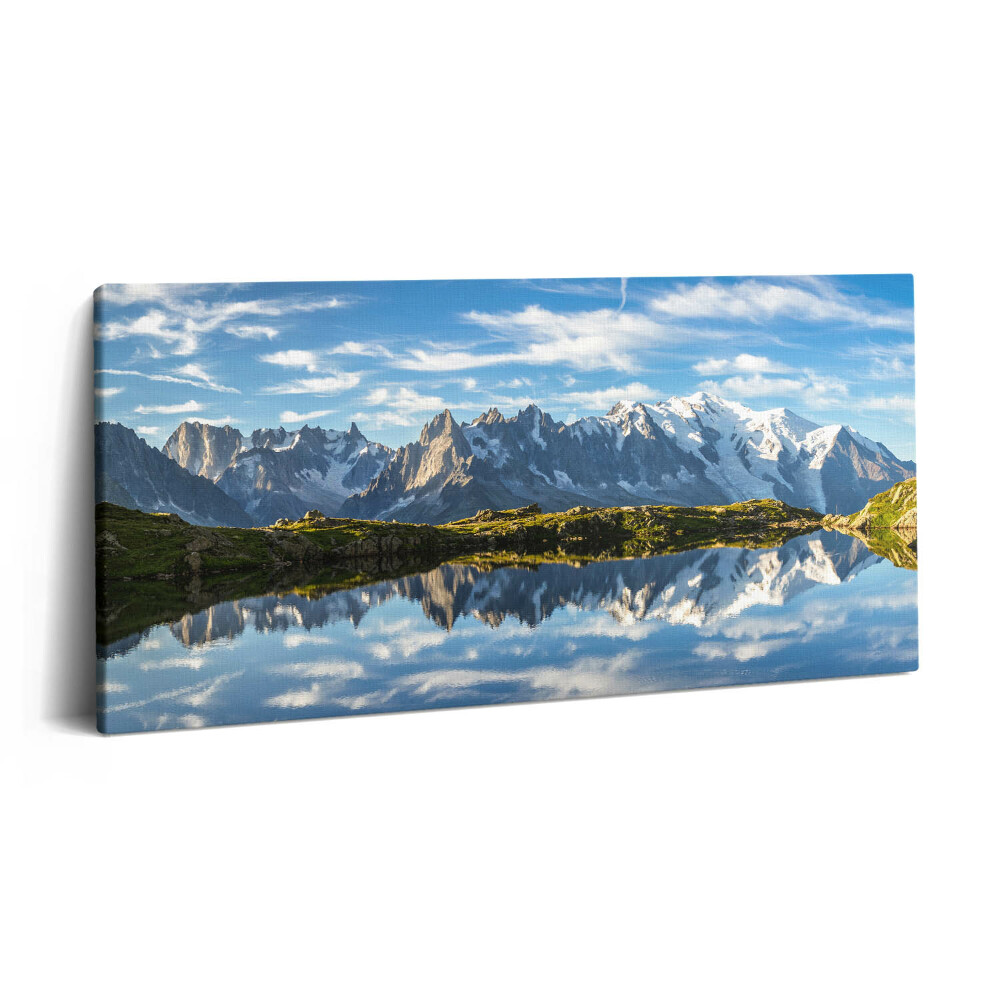 Obraz canvas 120x60 cm Francouzské Alpy v údolí Chamonix