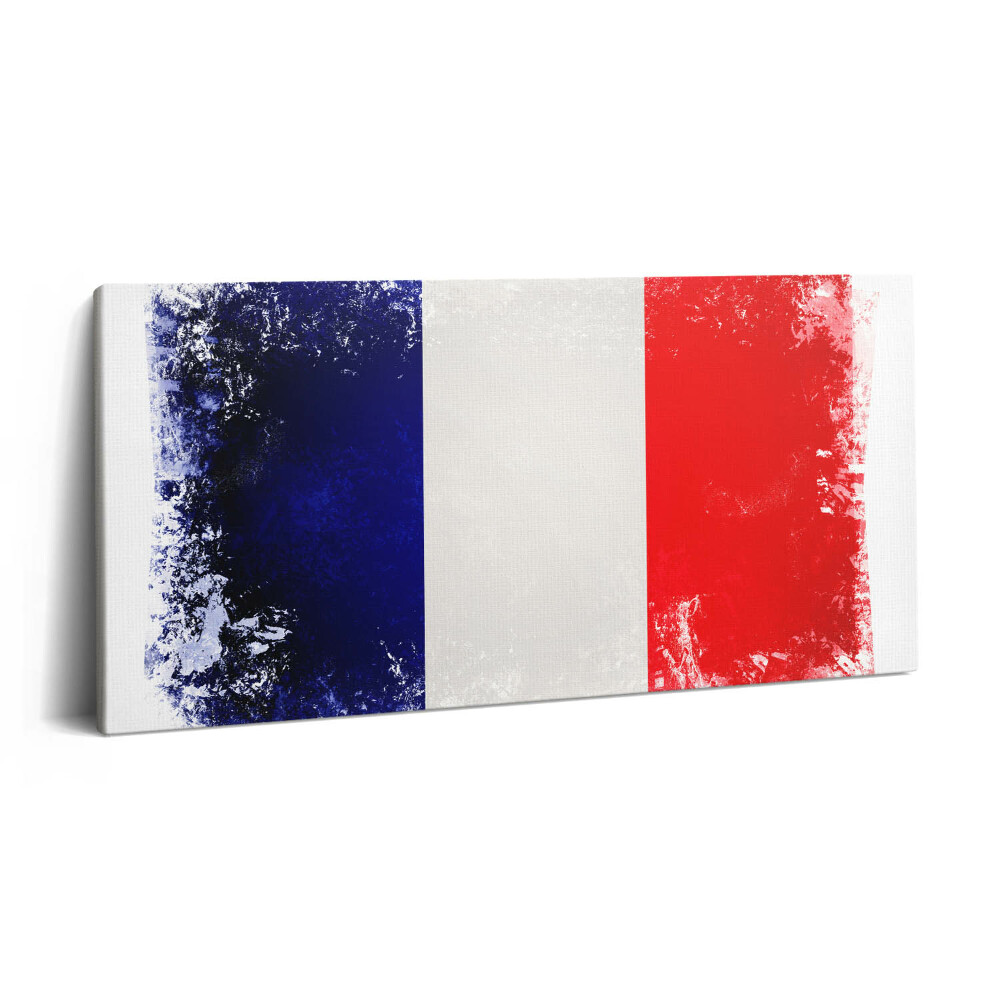 Obraz na plátně 120x60 cm Francouzská vlajka