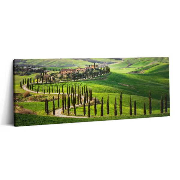 Obraz canvas 125x50 cm Krajina s italskou atmosférou