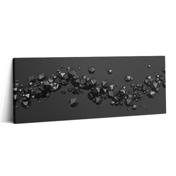 Obraz canvas 125x50 cm Abstraktní 3D tvary