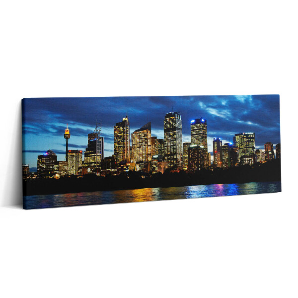 Obraz canvas 125x50 cm Večerní procházka v Sydney