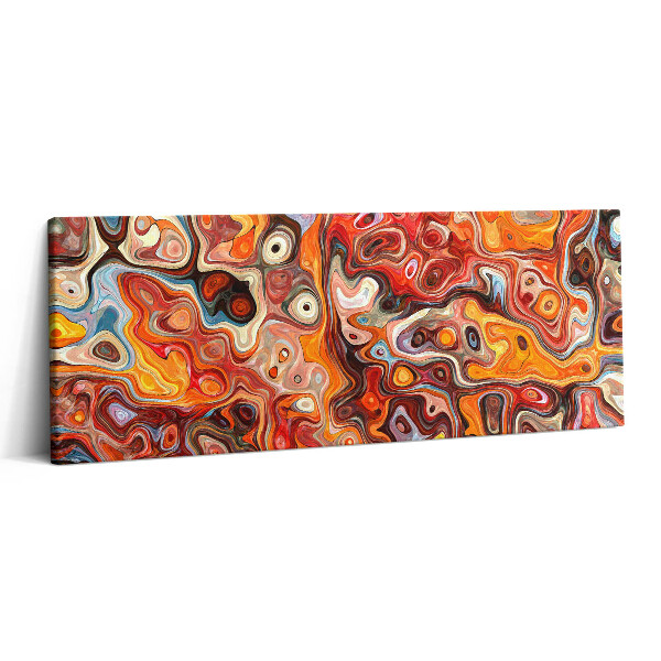Obraz canvas 125x50 cm Abstraktní chaos - velká improvizace