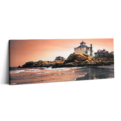 Obraz canvas 125x50 cm Shermanova chata na pobřeží