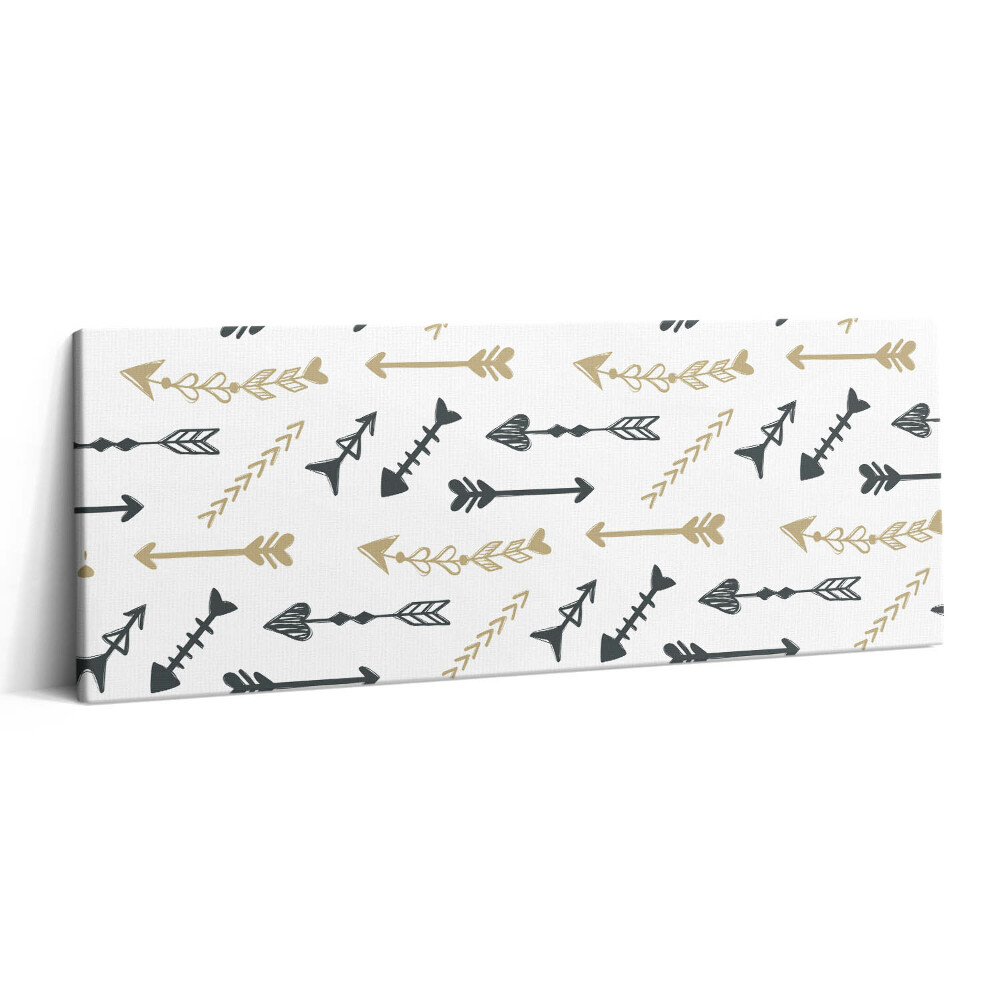 Obraz canvas 125x50 cm Hipsterský geometrický vzor