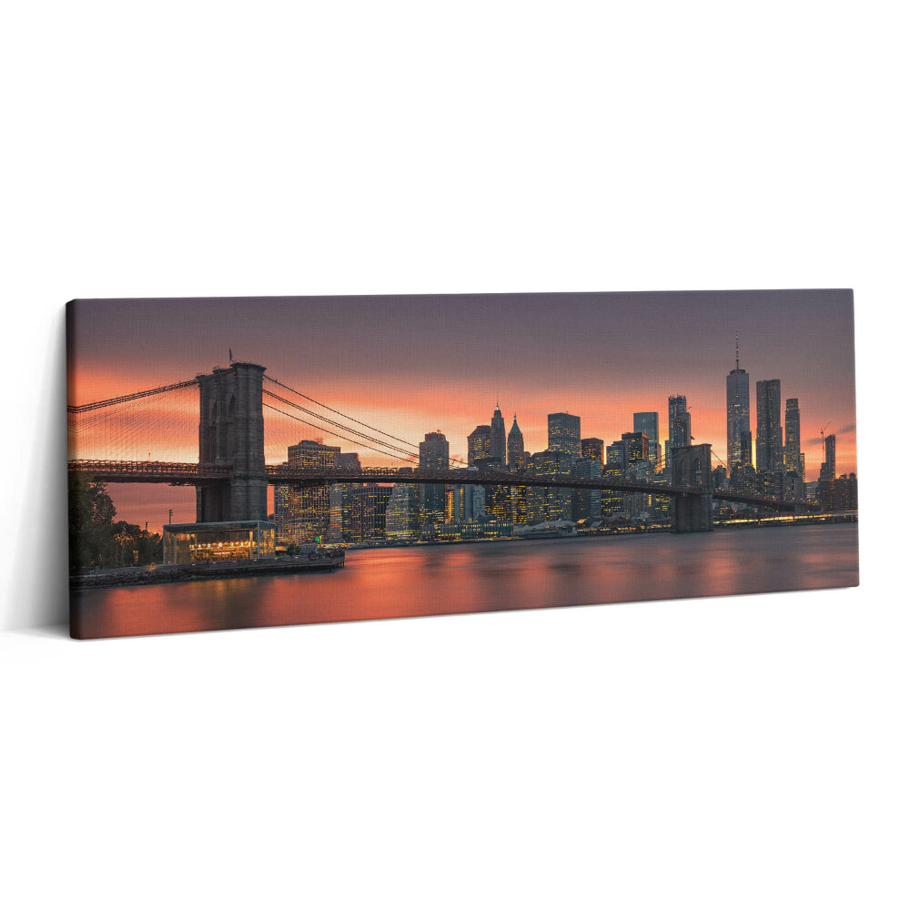 Obraz canvas 125x50 cm East River v New Yorku