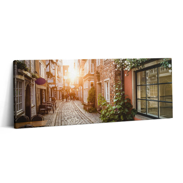 Obraz canvas 125x50 cm Italská ulice mezi budovami