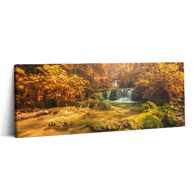Obraz canvas 125x50 cm Vodopád Pugang Chiangrai Thajsko