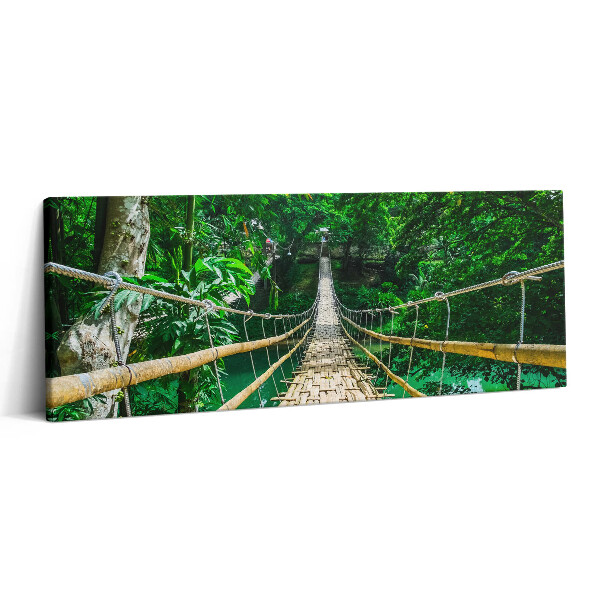Obraz canvas 125x50 cm Most v lese na Filipínách