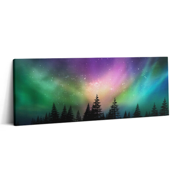 Obraz canvas 125x50 cm Polární záře
