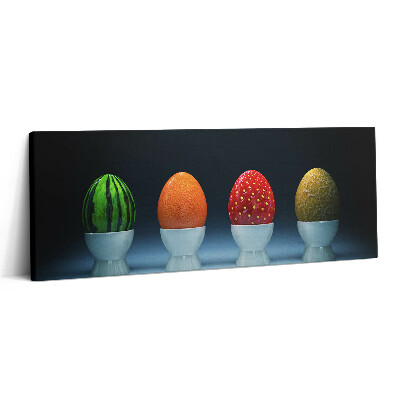 Obraz canvas 125x50 cm Velikonoční vajíčka