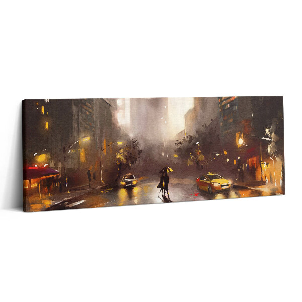 Obraz canvas 125x50 cm Pohled na ulici v New Yorku