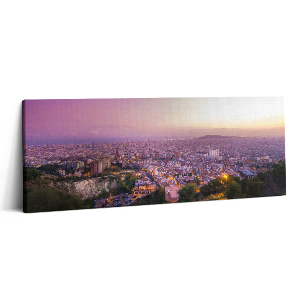 Obraz canvas 125x50 cm Bunkry v Barceloně El Carmel