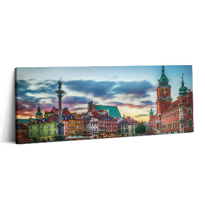 Obraz canvas 125x50 cm Staroměstský hrad ve Varšavě