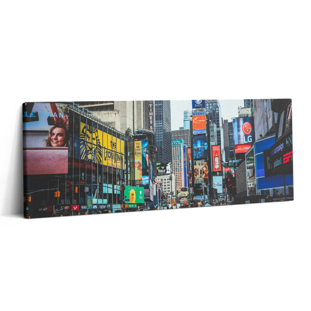Obraz canvas 125x50 cm Náměstí Times Square v New Yorku