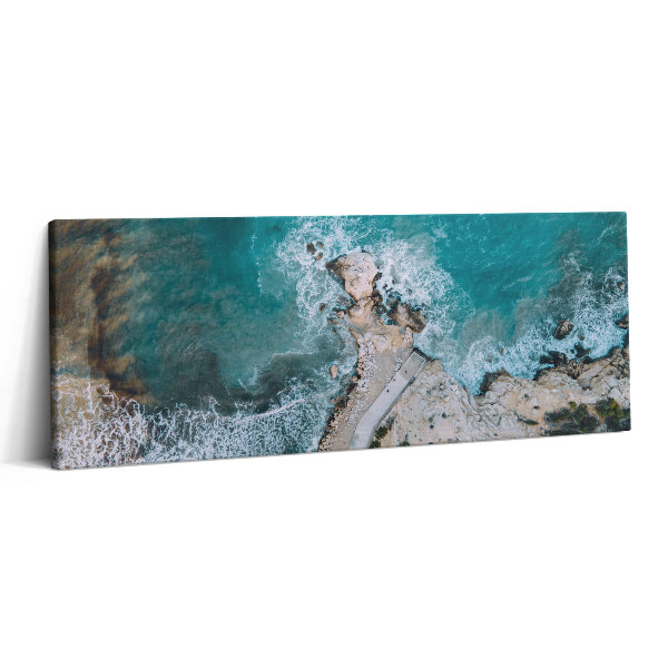 Obraz canvas 125x50 cm Fjordy na pobřeží Costa Blanca