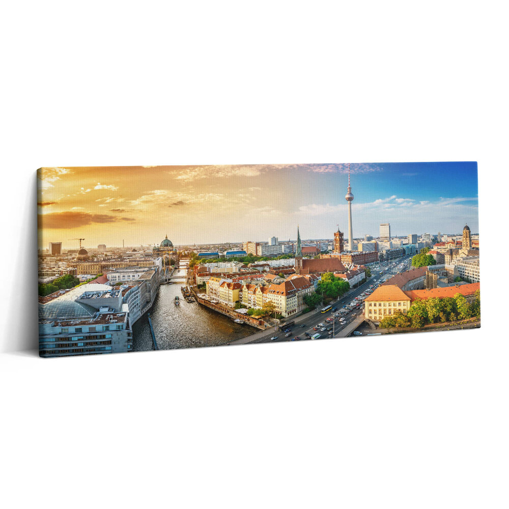 Obraz canvas 125x50 cm Pohled na Berlín