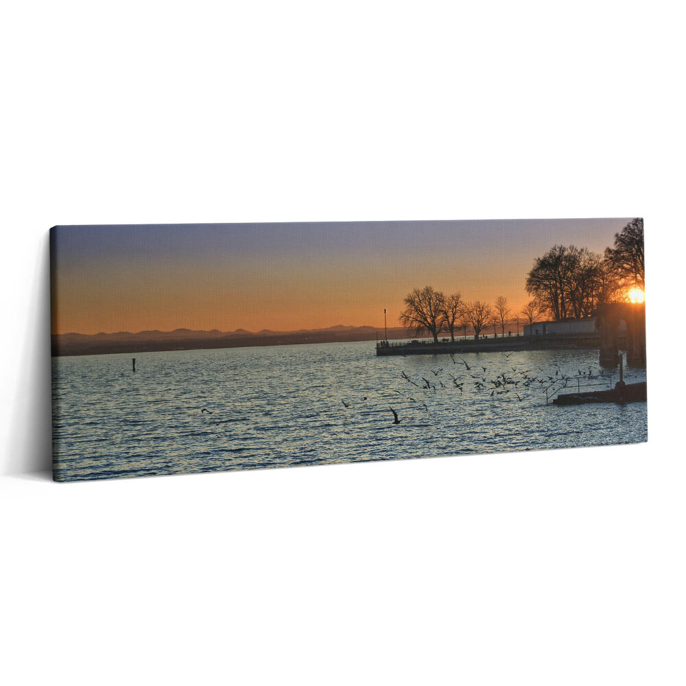 Obraz canvas 125x50 cm Bodamské jezero v Německu