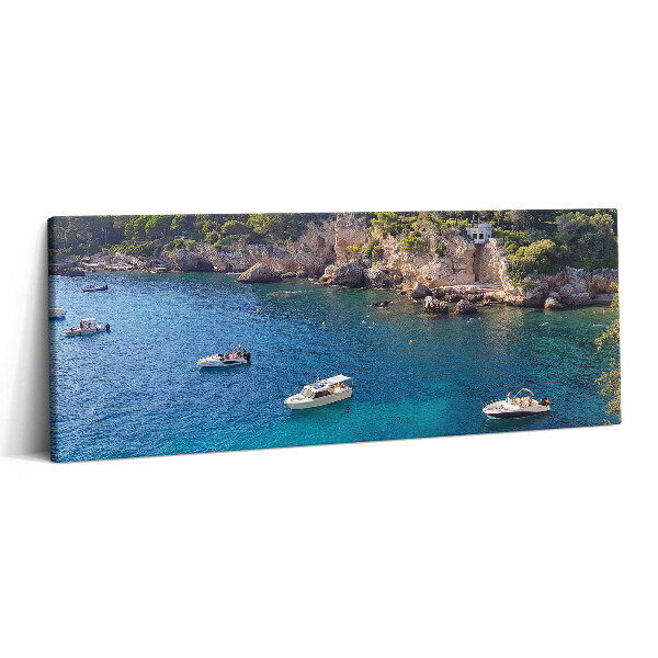 Obraz canvas 125x50 cm Krajina na Cap d'Antibes
