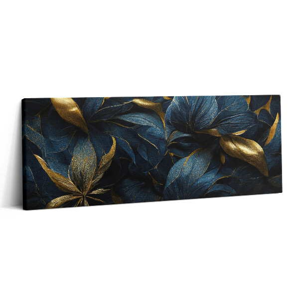 Obraz canvas 125x50 cm Dekorativní květiny