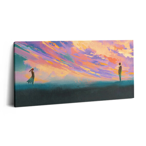 Obraz na plátně 140x70 Platonická láska naopak