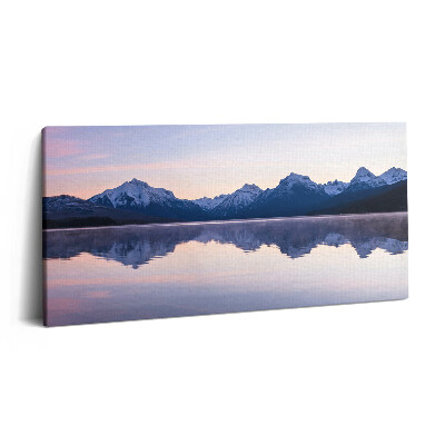 Obraz canvas 140x70 cm Odraz hor ve vodě