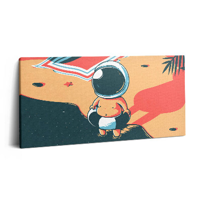 Obraz z fotografie na plátně 140x70 cm Dětská představivost