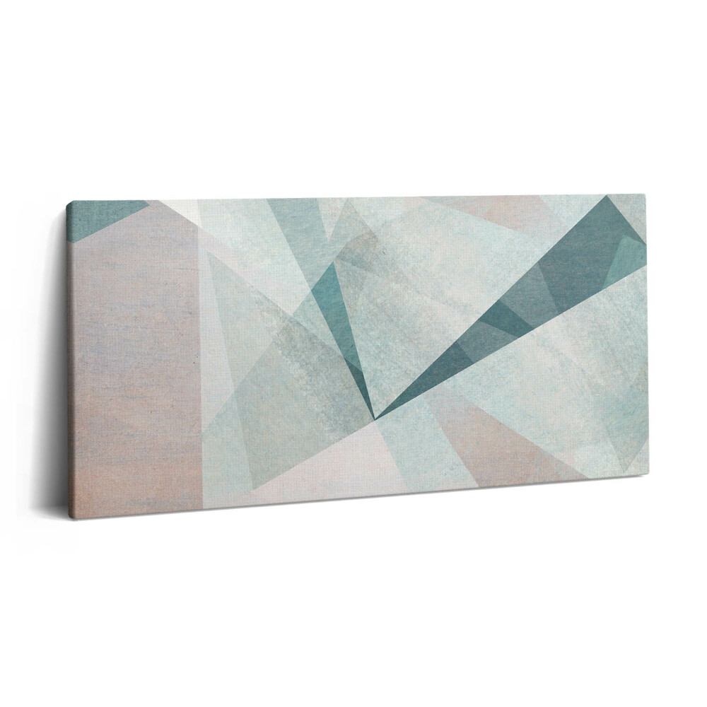 Obraz na plátně 140x70 Abstraktní textura trojúhelníků